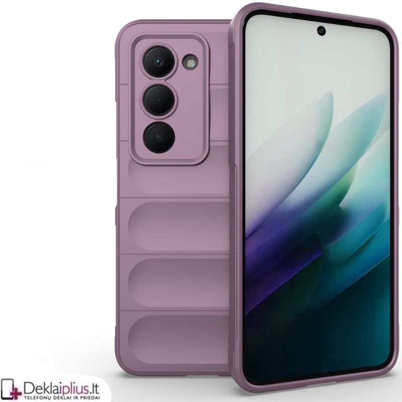 Magic Shield guminis dėklas su kameros apsauga - violetinis (Xiaomi Redmi 15 4G) Magic Shield guminis dėklas su kameros apsauga - violetinis (Xiaomi Redmi 15 4G)